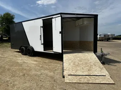 2026 Discovery 7.5 x 25 Aero Lite Aluminum Snowmobile/UTV Enclosed Trailer