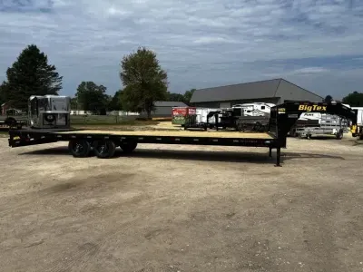 2027 Big Tex Trailers 14GN 30' Single Wheel Tandem Axle Gooseneck Equipment Trailer