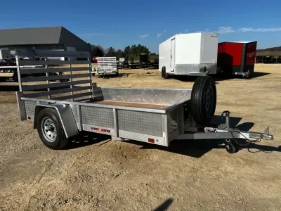 2021 Sport Haven 6 x 10 Aluminum Utility Trailer with ATP Solid Sides