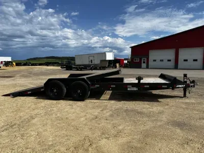 2026 Hillcrest Trailers 15.4K 22' Tilt Bed Equipment Trailer with Toolbox