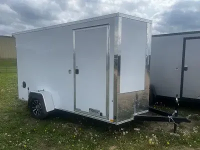 2026 Pace American 6 x 12 Outback Deluxe Single Axle Enclosed Trailer with Double Rear Doors