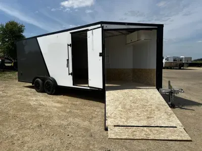 2026 Discovery 7.5 x 25 Aero Lite Aluminum Snowmobile/UTV Enclosed Trailer