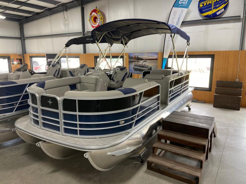 2022 Berkshire 22CLLE 2.75 TRITOON Pontoon Boat Moore Boats in