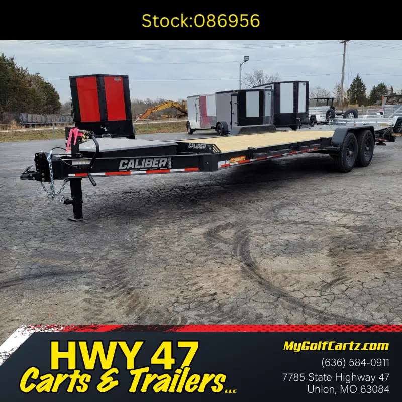 2026 Caliber Trailer Mfg 7'x24' 14k Equipment Trailer