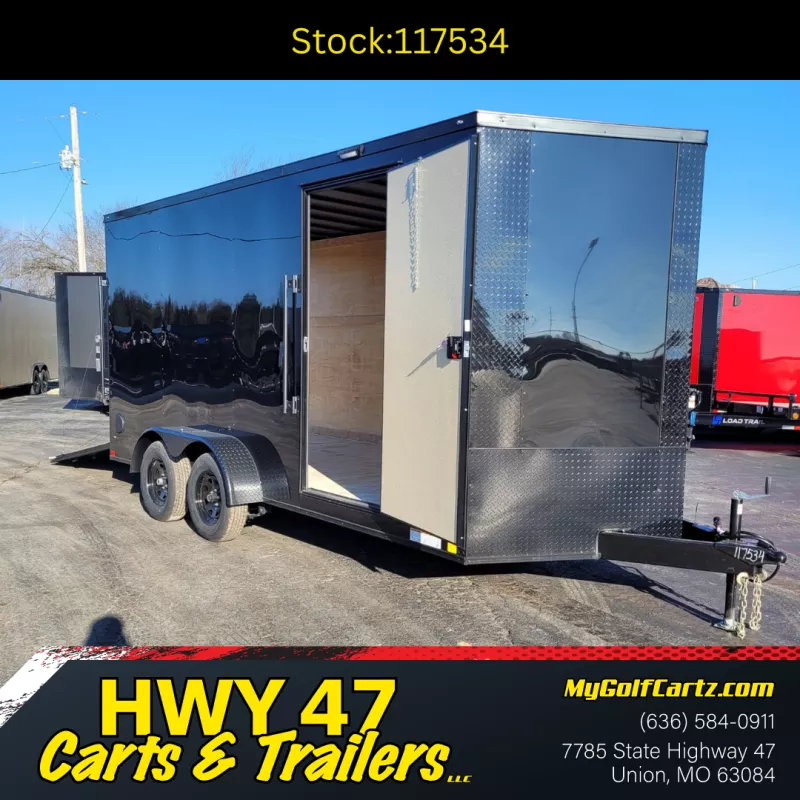 2026 Diamond Cargo 16'X7' TA Cargo / Enclosed Trailer