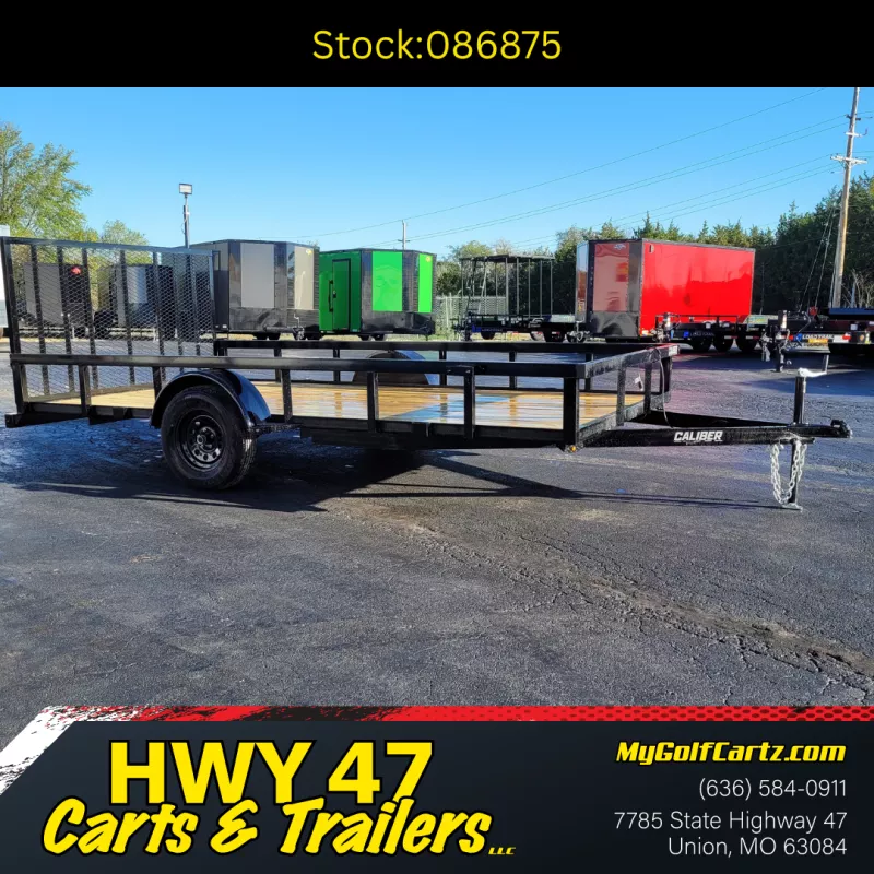 2026 Caliber 14'x7'SA Utility Trailer