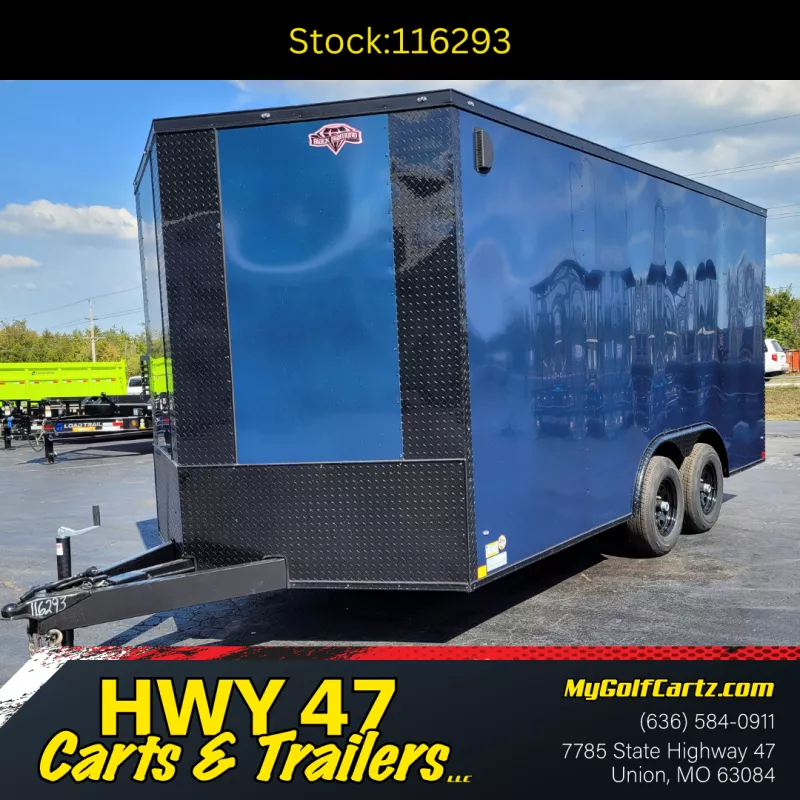 2026 Diamond Cargo 8.5'x16' Tandem Axle Cargo / Enclosed Trailer