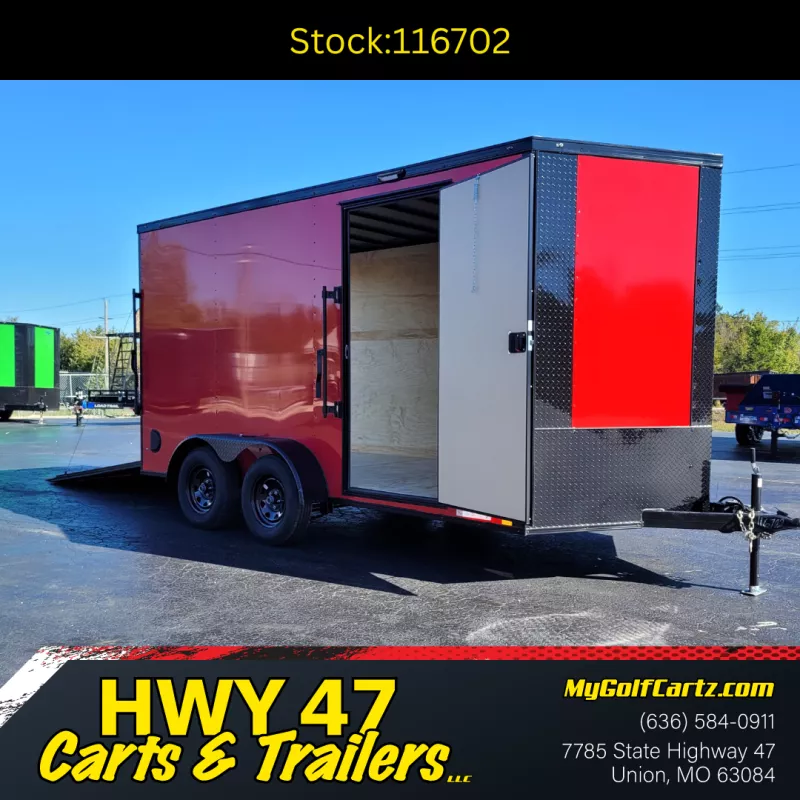2026 Diamond Cargo 7'x14' Tandem Axle Cargo / Enclosed Trailer