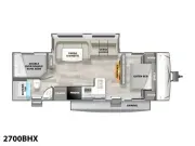 2025 Forest River EVO West Lite 2700BHX 