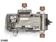 2022 Forest River Rockwood Mini Lite 2109S