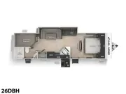 2023 Forest River Cherokee Grey Wolf 26DBH