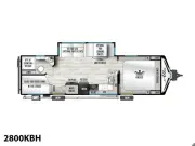 2024 East To West, Inc. Alta Travel Trailers 2800KBH 