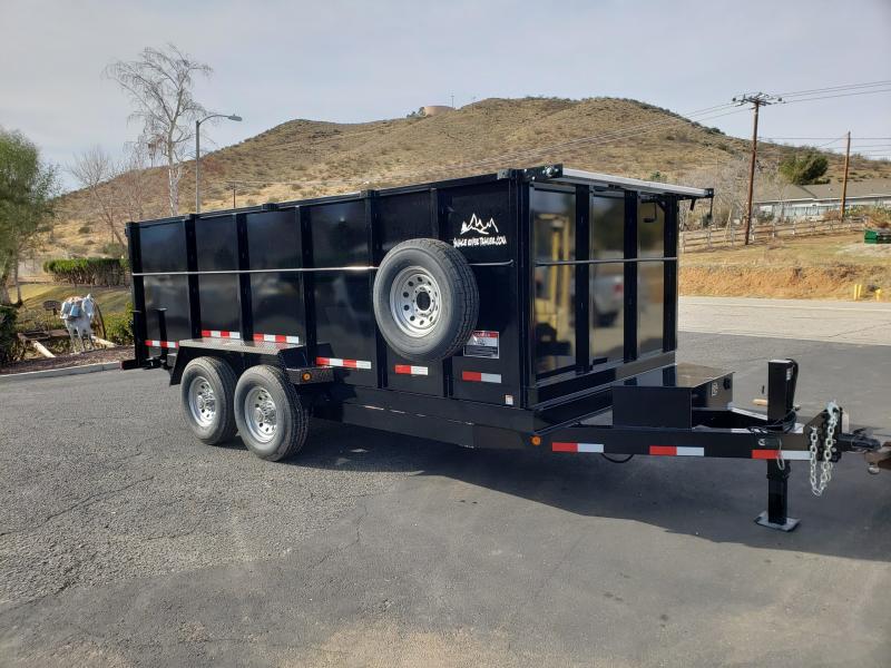 Snake River 7x16 Dump 3ft HVY DTY
