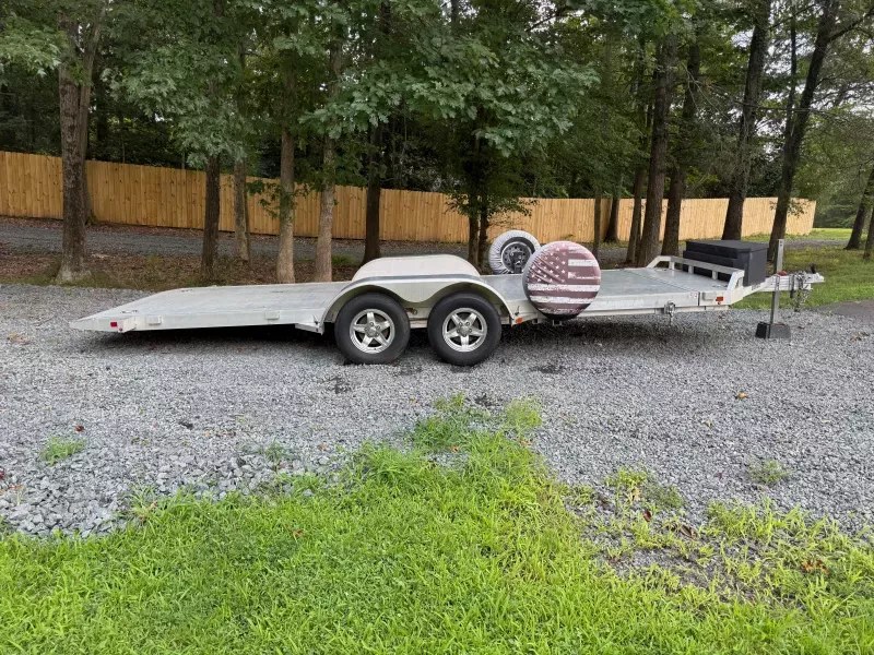 2019 Aluma 8218TILT Car Hauler – 20' Aluminum Tilt Deck – 7K GVWR