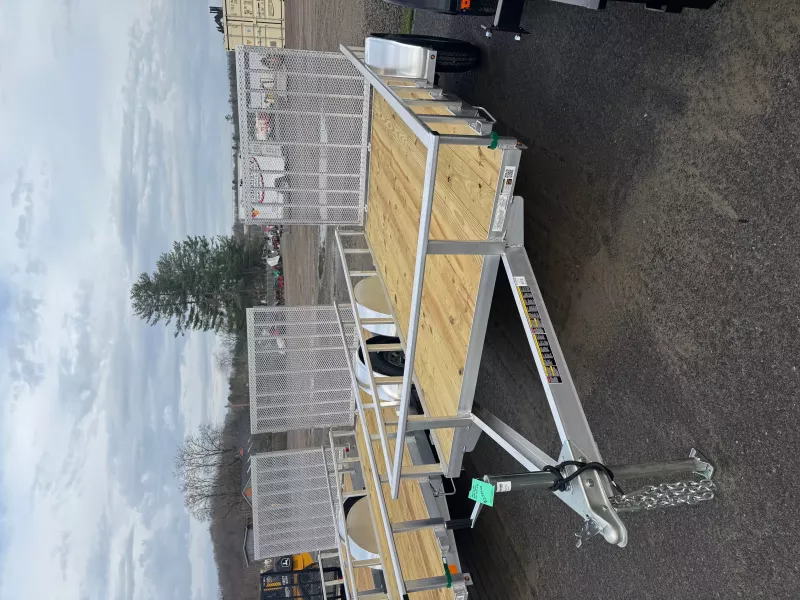 2025 Carry-On 6X12AGW ALUMINUM WOOD FLOOR LANDSCAPE W/ GATE Landscape Trailer