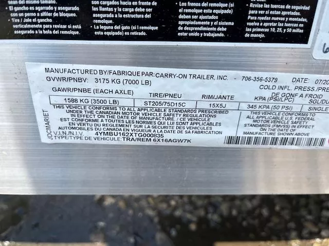 new Utility Trailers Carry-On Other for sale, in Marietta, OH Thumbnail 12