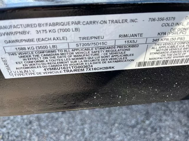 new Car Haulers / Racing Trailers Carry-On Other for sale, in Marietta, OH Thumbnail 9