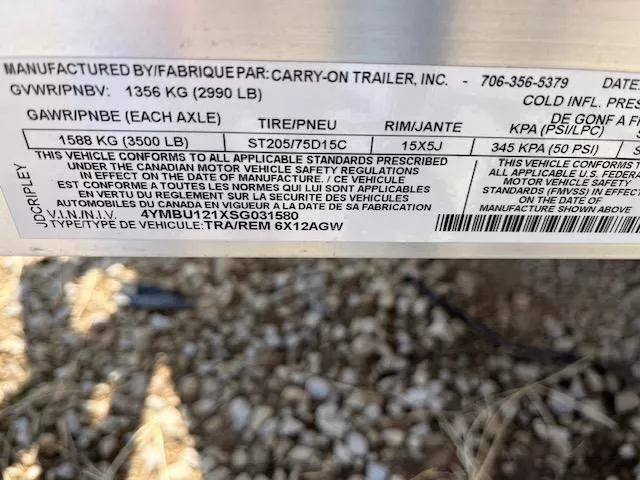 new Utility Trailers Carry-On Other for sale, in Marietta, OH Thumbnail 9
