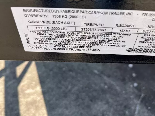 new Utility Trailers Carry-On Other for sale, in Ripley, WV Thumbnail 10