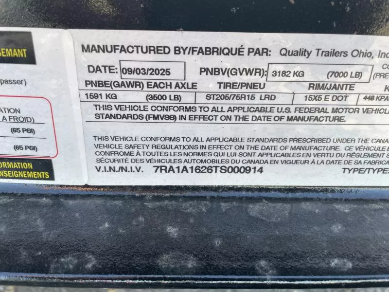 new Equipment / Flatbed Trailers Quality Trailers  for sale, in Marietta, OH Thumbnail 7
