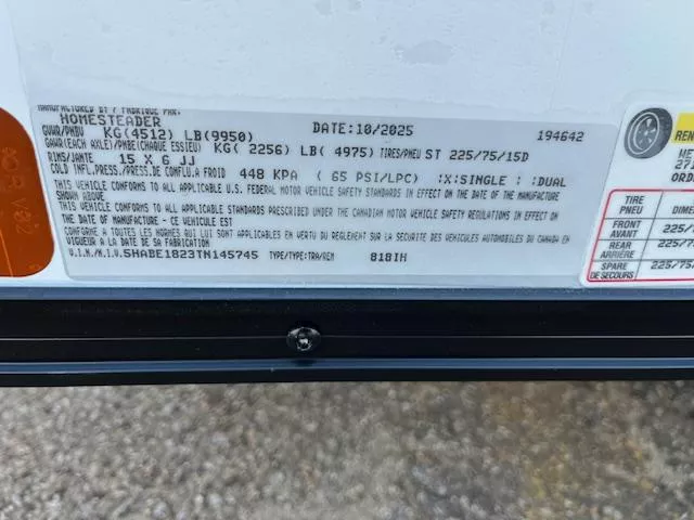new Cargo (Enclosed) Trailers Homesteader Trailers Other for sale, in Marietta, OH Thumbnail 21
