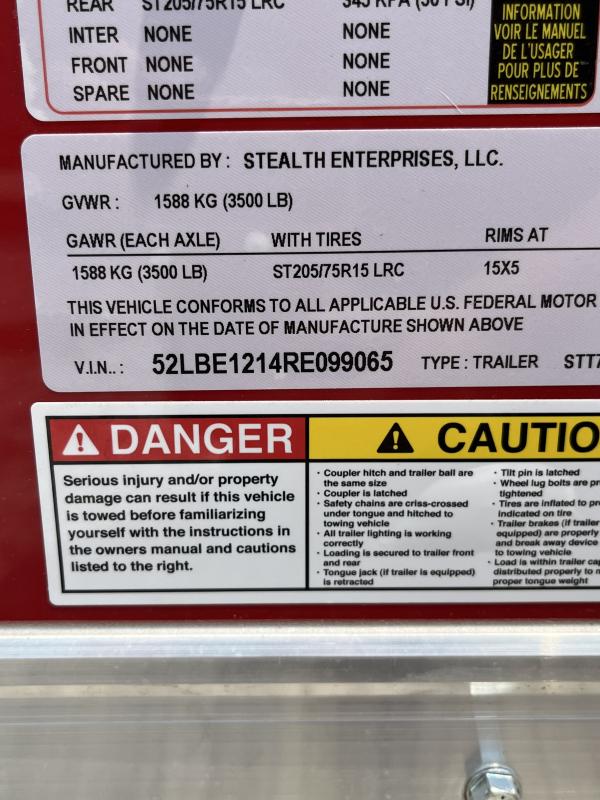 new Cargo (Enclosed) Trailers Stealth Trailers  for sale, in Ripley, WV Thumbnail 13