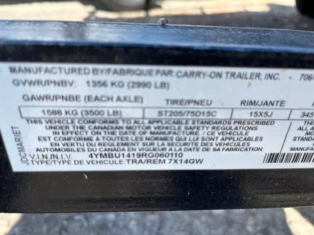 new Utility Trailers Carry-On Other for sale, in Marietta, OH Thumbnail 8