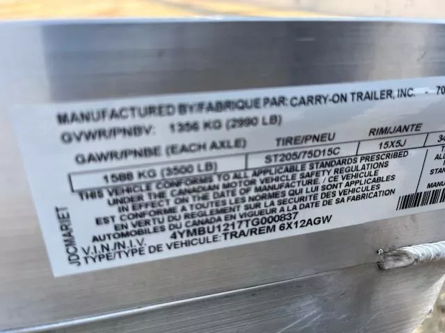 new Utility Trailers Carry-On Other for sale, in Marietta, OH Thumbnail 11
