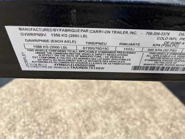 new Utility Trailers Carry-On Other for sale, in Marietta, OH Thumbnail 9