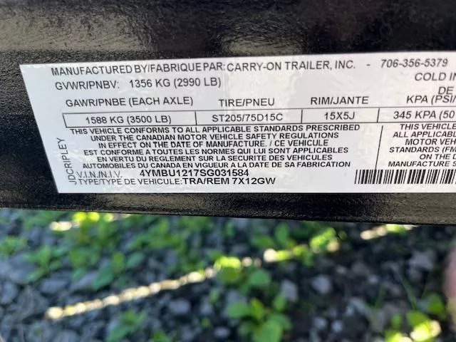 new Utility Trailers Carry-On Other for sale, in Marietta, OH Thumbnail 8