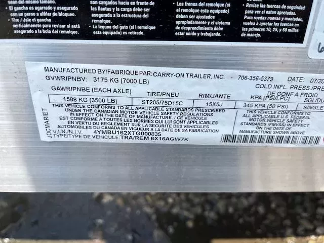new Utility Trailers Carry-On Other for sale, in Charleston, WV Thumbnail 12