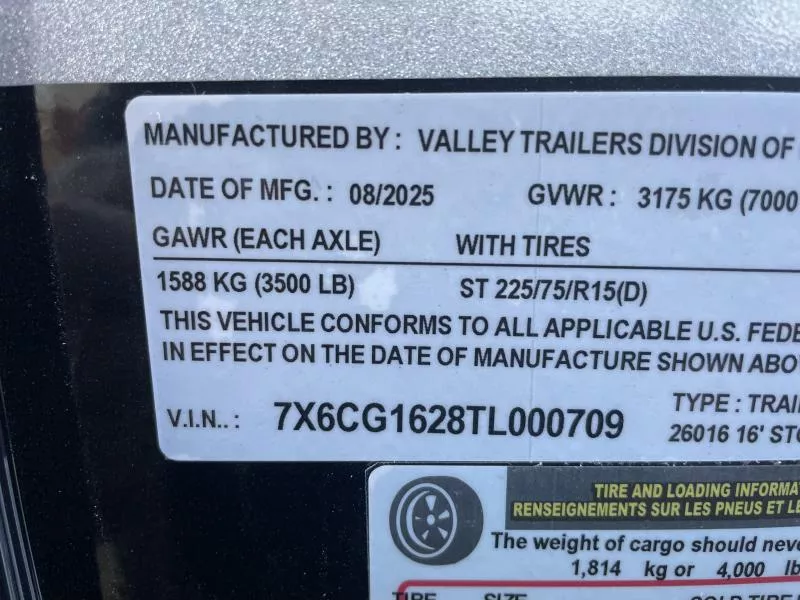 new Other Trailers Valley Trailers  for sale, in Marietta, OH Thumbnail 9