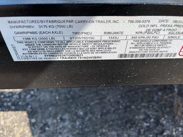 new Utility Trailers Carry-On Other for sale, in Marietta, OH Thumbnail 9