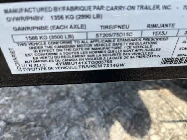 new Utility Trailers Carry-On Other for sale, in Marietta, OH Thumbnail 10