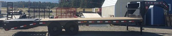 2021 PJ Trailers LS252Gooseneck Flatbed Trailer 2021 PJ Trailers LS252Gooseneck Flatbed Trailer