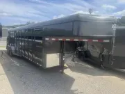 2027 Valley Trailers 76824 6'8" X 24' X 6'6" STOCK GOOSENECK TRAILER