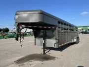 2027 Valley Trailers 76824 6'8" X 24' X 6'6" STOCK GOOSENECK TRAILER