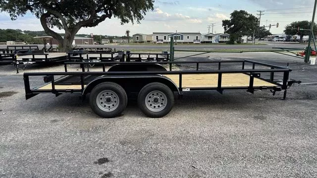 2025 Texas Bragg 77X16 Flatbed Utility Trailer 