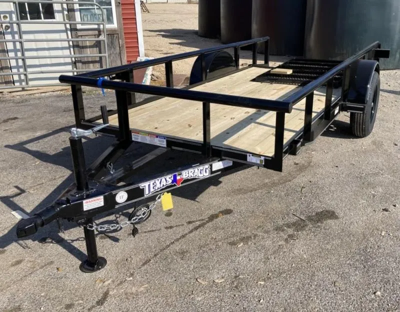 2025 Texas Bragg 5'X12' Flatbed Utility Trailer