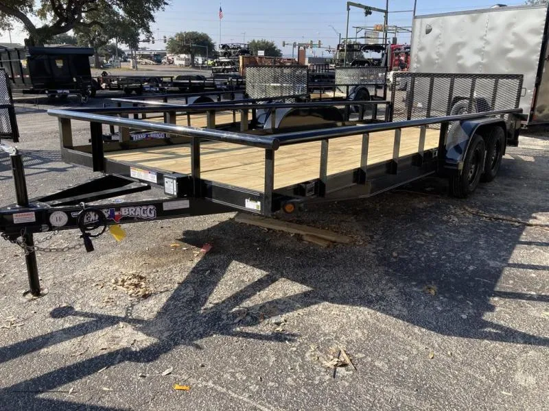 2025 Texas Bragg 83"X20' Flatbed Utility Trailer