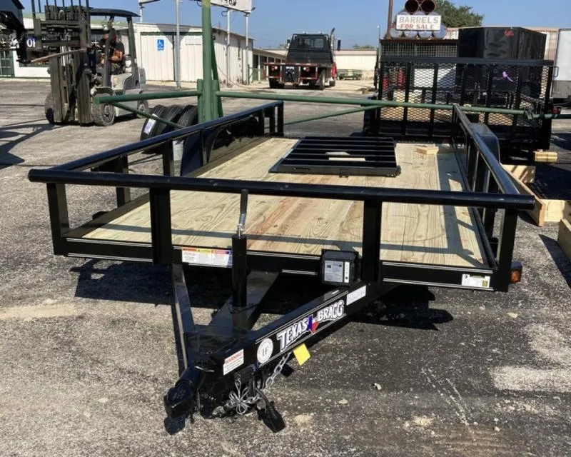 2025 Texas Bragg 76"X16' Flatbed Utility 