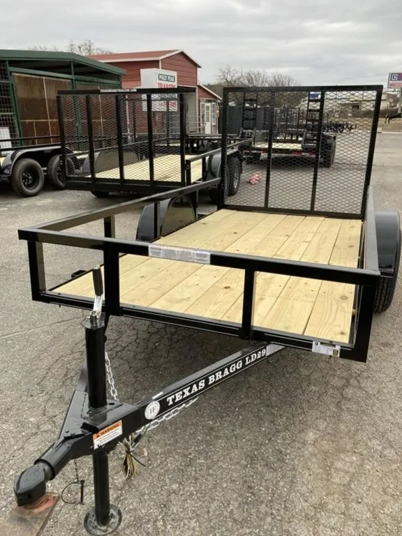 2026 Texas Bragg 5X10 Flatbed Utility Trailer 