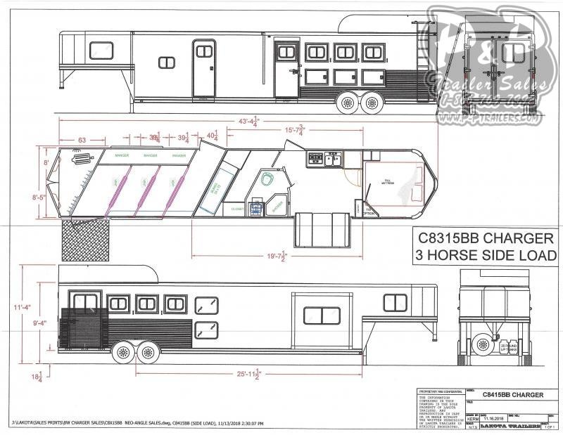 2021 Lakota Charger C8415BBRSL w/ Bunks 4 Horse Slant Load Trailer 15 FT LQ With Slides w/ Ramps 2021 Lakota Charger C8415BBRSL w/ Bunks 4 Horse Slant Load Trailer 15 FT LQ With Slides w/ Ramps
