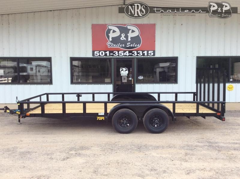 2021 Big Tex Trailers 70PI-18XBK4RG 18 ' Utility Trailer 2021 Big Tex Trailers 70PI-18XBK4RG 18 ' Utility Trailer