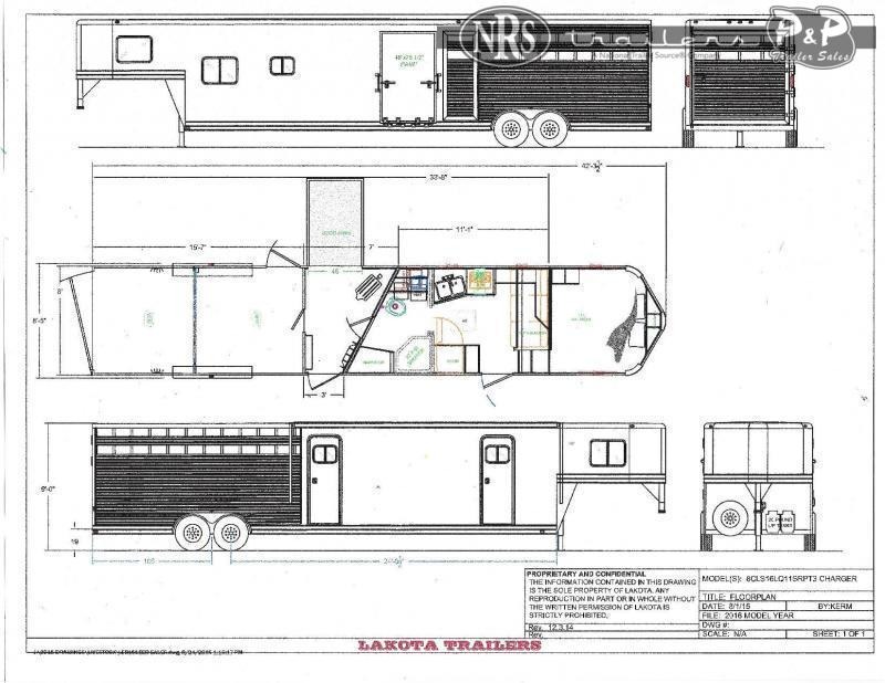 2022 Lakota Charger LE81611NS 33 ' Livestock Trailer LQ 2022 Lakota Charger LE81611NS 33 ' Livestock Trailer LQ