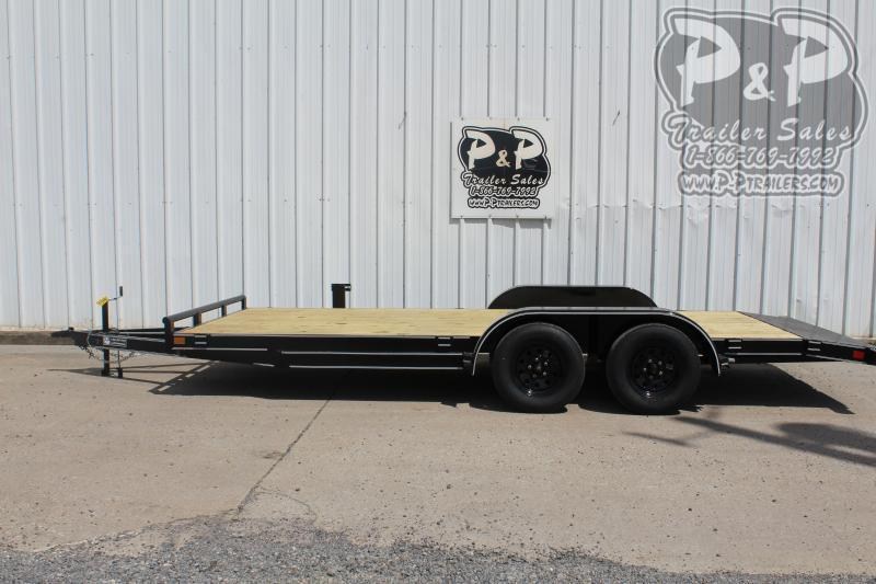 2021 P and P PPWFCH18X83GDSR 18 x 83 Car Hauler 18 Flatbed Trailer 2021 P and P PPWFCH18X83GDSR 18 x 83 Car Hauler 18 Flatbed Trailer