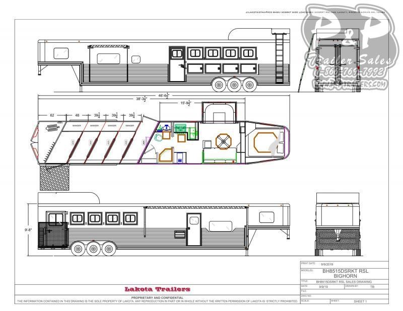 2021 Lakota Bighorn Bh8516tsr 5 Horse Slant Load Trailer 16 Ft Lq With Slides W Ramps P And P Sales Horse Trailers For Sale In Texas Lakota Bison Smc Platinum