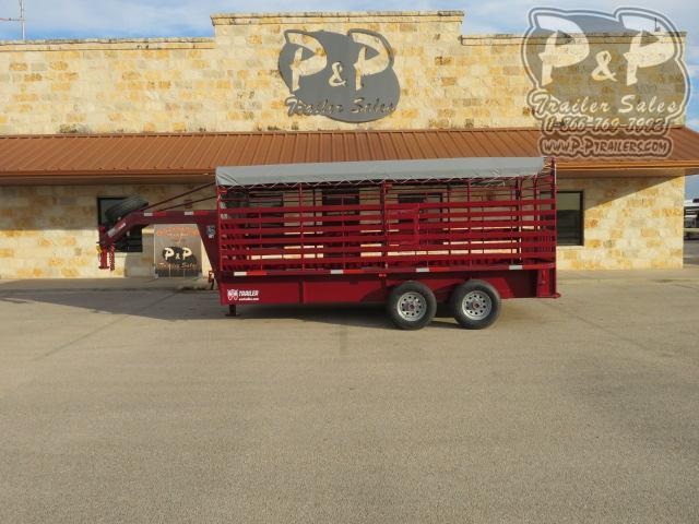 2021 W-W Trailer Roustabout 16x6.8 16 ' Livestock Trailer 2021 W-W Trailer Roustabout 16x6.8 16 ' Livestock Trailer