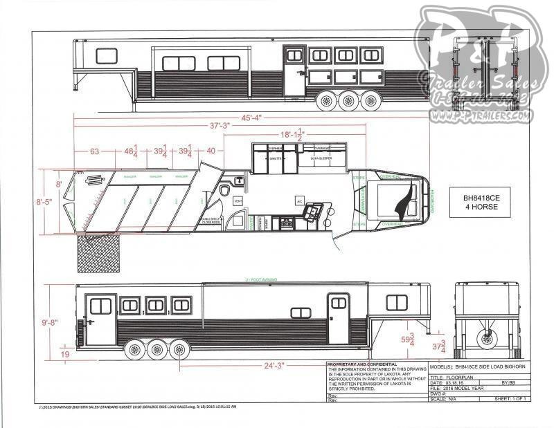 2021 Lakota Bighorn BH8418TCERSL 4 Horse Slant Load Trailer 18 FT LQ With Slides w/ Ramps 2021 Lakota Bighorn BH8418TCERSL 4 Horse Slant Load Trailer 18 FT LQ With Slides w/ Ramps