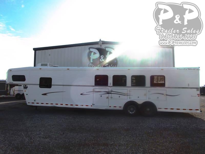 2005 Trails West Manufacturing 8411 4 Horse Slant Load Trailer 11 FT LQ 2005 Trails West Manufacturing 8411 4 Horse Slant Load Trailer 11 FT LQ